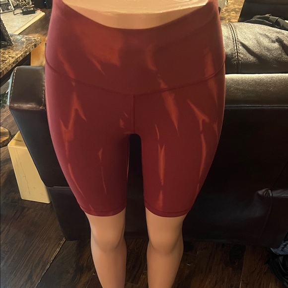 lululemon athletica Pants - Lululemon Athletica Burgundy Bike Shorts